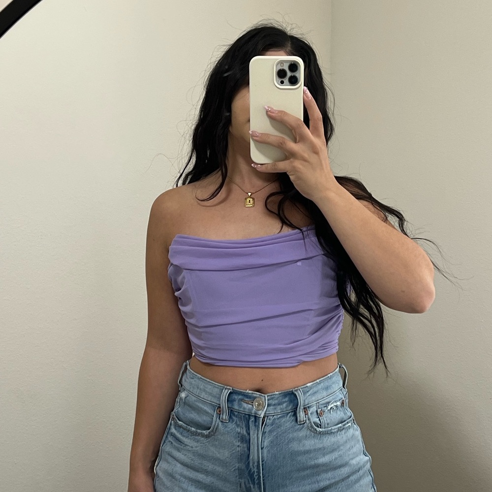 Purple corset